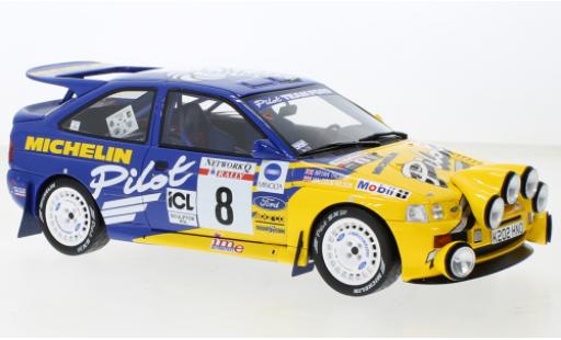 Coche miniatura Ford Escort 1/18 Ottomobile RS Cosworth No.8 Michelin Rallye WM RAC Rallye 1993 Ford Escort 1/18 Ottomobile RS Cosworth No.8 Michelin Rallye WM RAC Rallye 1993 coche miniatura