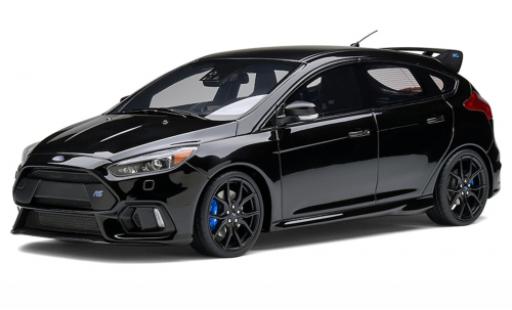 Ford Focus 1/18 Ottomobile MK III RS metallise negro 2017 coche miniatura