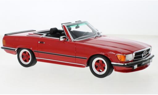 Coche miniatura Mercedes 500 1/18 Ottomobile SL (R107) AMG rouge 1986 Mercedes 500 1/18 Ottomobile SL (R107) AMG rouge 1986 coche miniatura