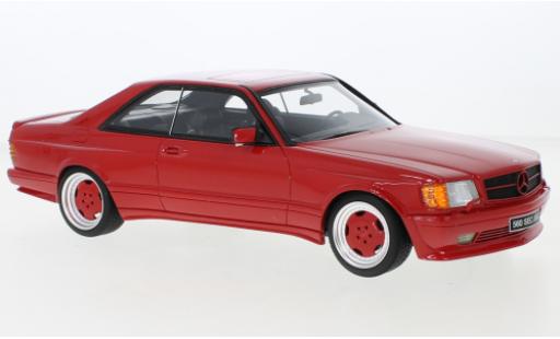 Coche miniatura Mercedes 560 1/18 Ottomobile SEC (C126) AMG Wide Body rojo 1986 Mercedes 560 1/18 Ottomobile SEC (C126) AMG Wide Body rojo 1986 coche miniatura