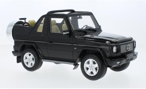 Coche miniatura Mercedes Classe G 1/18 Ottomobile G500 Cabriolet negro 2007 Mercedes Classe G 1/18 Ottomobile G500 Cabriolet negro 2007 coche miniatura
