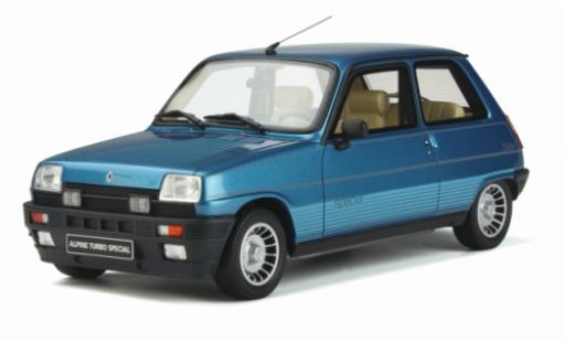 Coche miniatura Renault 5 1/18 Ottomobile Alpine Turbo Special metallise azul 1984 Renault 5 1/18 Ottomobile Alpine Turbo Special metallise azul 1984 coche miniatura