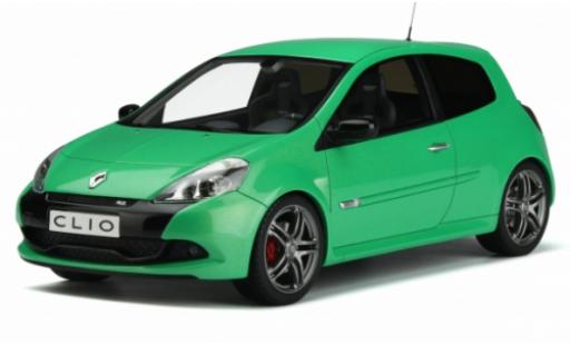 Coche miniatura Renault Clio 1/18 Ottomobile 3 R.S. Ph.2 verde 2011 Renault Clio 1/18 Ottomobile 3 R.S. Ph.2 verde 2011 coche miniatura
