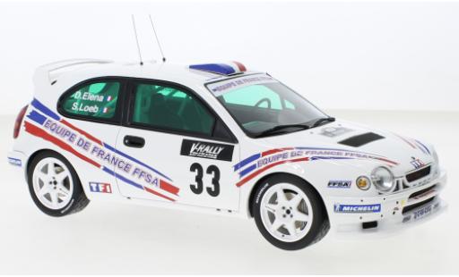 Toyota Corolla 1/18 Ottomobile WRC No.33 Equipe de France FFSA Rallye WM Tour de Corse 2000 coche miniatura