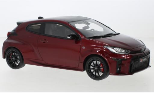 Coche miniatura Toyota Yaris 1/18 Ottomobile GR metallise rouge foncé 2021 Toyota Yaris 1/18 Ottomobile GR metallise rouge foncé 2021 coche miniatura