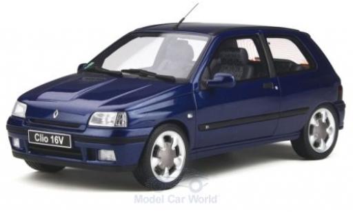 Coche miniatura Renault Clio 1/18 Ottomobile 16V (Phase 2) metalico azul 1995 Renault Clio 1/18 Ottomobile 16V (Phase 2) metalico azul 1995 coche miniatura