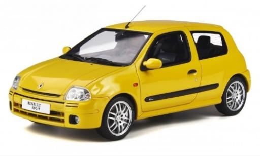 Coche miniatura Renault Clio 1/18 Ottomobile 2 R.S. Phase 1 amarillo 1999 Renault Clio 1/18 Ottomobile 2 R.S. Phase 1 amarillo 1999 coche miniatura