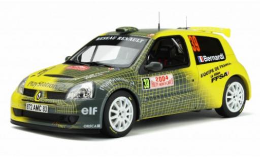 Coche miniatura Renault Clio 1/18 Ottomobile II Super 1600 No.39 Rallye WM Rallye Monte Carlo 2004 N.Bernardi/D.Giraudet Renault Clio 1/18 Ottomobile II Super 1600 No.39 Rallye WM Rallye Monte Carlo 2004 N.Bernardi/D.Giraudet coche miniatura