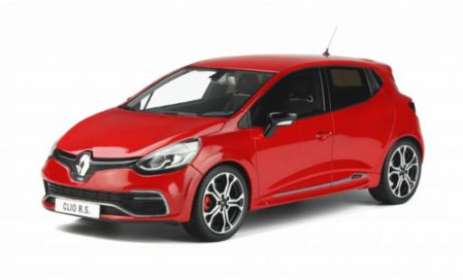 Coche miniatura Renault Clio 1/18 Ottomobile IV R.S. Trophy 220 EDC metalico rojo 2016 Renault Clio 1/18 Ottomobile IV R.S. Trophy 220 EDC metalico rojo 2016 coche miniatura