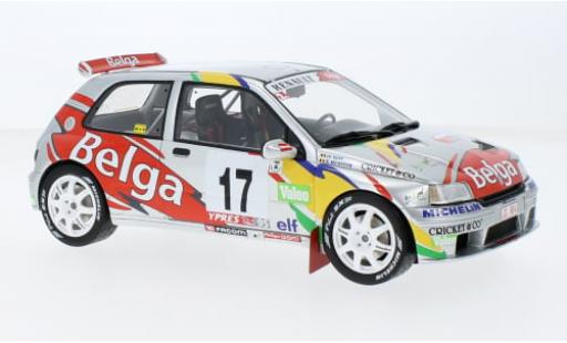 Coche miniatura Renault Clio 1/18 Ottomobile Maxi Kit Car No.17 Belga Rallye Ypres 1995 1:18 Renault Clio 1/18 Ottomobile Maxi Kit Car No.17 Belga Rallye Ypres 1995 1:18 coche miniatura
