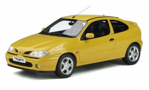 Coche miniatura Renault Megane 1/18 Ottomobile Mk1 Coupe 2.0 16V amarillo 1999 Renault Megane 1/18 Ottomobile Mk1 Coupe 2.0 16V amarillo 1999 coche miniatura