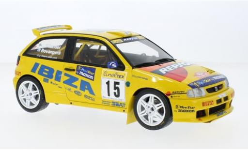 Coche miniatura Seat Ibiza 1/18 Ottomobile Kit Car No.15 Rallye WM Rallye Monte Carlo 1998 1:18 Seat Ibiza 1/18 Ottomobile Kit Car No.15 Rallye WM Rallye Monte Carlo 1998 1:18 coche miniatura
