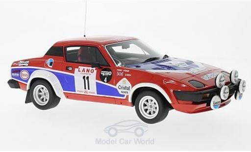 Triumph TR7 1/18 Ottomobile V8 Gruppe 4 No.11 24h Ypres 1980 T.Pond/F.Gallagher coche miniatura