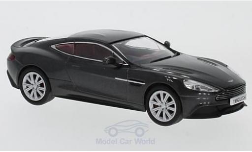 Aston Martin Vanquish 1/43 Oxford Coupe metalico gris RHD coche miniatura