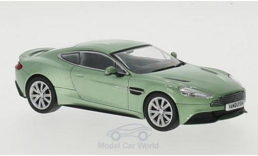 Aston Martin Vanquish 1/43 Oxford Coupe metalico verde RHD coche miniatura