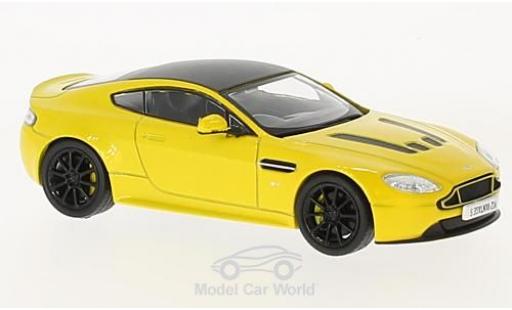 Coche miniatura Aston Martin Vantage 1/43 Oxford S metalico amarillo/negro RHD Aston Martin Vantage 1/43 Oxford S metalico amarillo/negro RHD coche miniatura