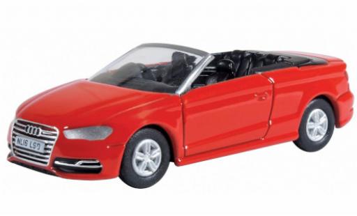 Audi S3 1/76 Oxford Cabriolet rojo RHD coche miniatura