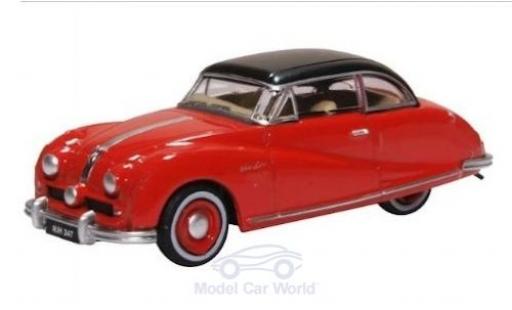 Austin Atlantic 1/76 Oxford Saloon rojo/negro coche miniatura