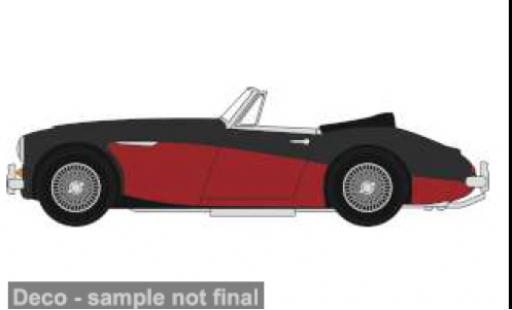 Coche miniatura Austin Healey 3000 1/76 Oxford schwarz/rojo 1:76 Austin Healey 3000 1/76 Oxford schwarz/rojo 1:76 coche miniatura