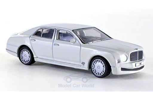 Coche miniatura Bentley Mulsanne 1/76 Oxford blanco RHD Bentley Mulsanne 1/76 Oxford blanco RHD coche miniatura