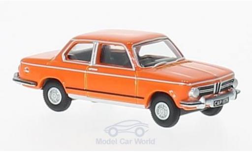 Bmw 2002 1/76 Oxford naranja RHD coche miniatura