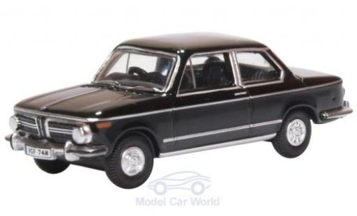 Bmw 2002 1/76 Oxford negro coche miniatura