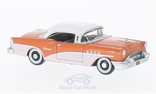 Coche miniatura Buick Century 1/87 Oxford rosa/blanco 1955 Buick Century 1/87 Oxford rosa/blanco 1955 coche miniatura