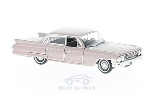 Cadillac Deville 1/87 Oxford DeVille Sedan metalico rosa 1961 coche miniatura