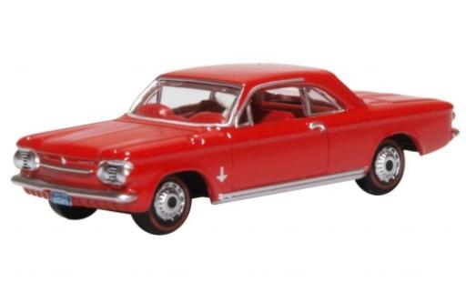 Coche miniatura Chevrolet Corvair 1/87 Oxford Coupe rojo 1963 Chevrolet Corvair 1/87 Oxford Coupe rojo 1963 coche miniatura