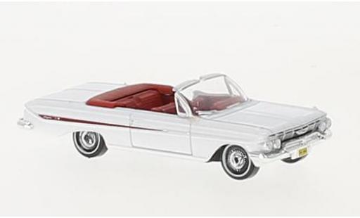 Coche miniatura Chevrolet Impala 1/87 Oxford Convertible blanco/rojo 1961 Chevrolet Impala 1/87 Oxford Convertible blanco/rojo 1961 coche miniatura
