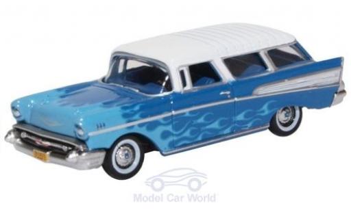 Chevrolet Nomad 1/87 Oxford azul/azul 1957 Hot Rod coche miniatura