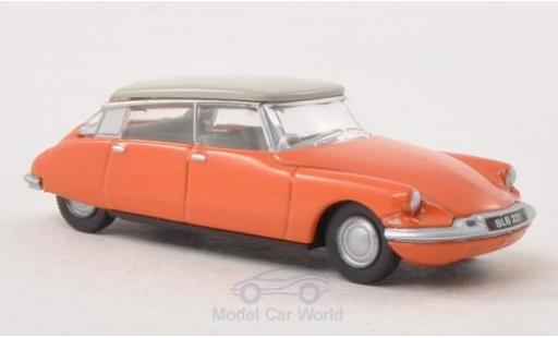 Citroen DS 19 1/76 Oxford 19 naranja/gris coche miniatura