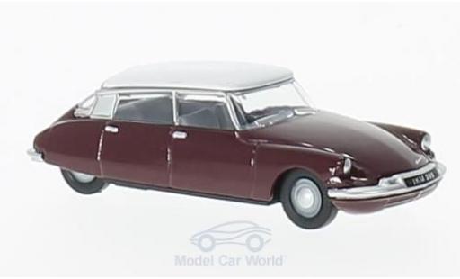 Citroen DS 19 1/76 Oxford 19 rojo/blanco coche miniatura