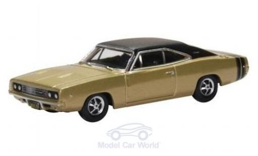 Coche miniatura Dodge Charger 1/87 Oxford gold/matt-negro 1968 Dodge Charger 1/87 Oxford gold/matt-negro 1968 coche miniatura