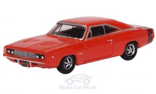 Dodge Charger 1/87 Oxford rojo 1968 coche miniatura