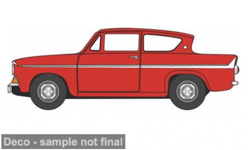 Ford Anglia 1/76 Oxford rojo 1:76 coche miniatura