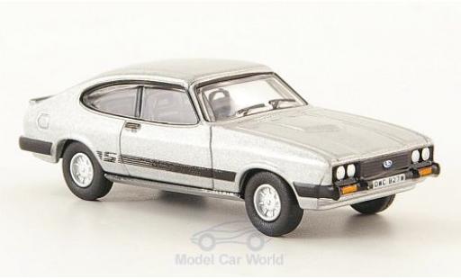 Ford Capri 1/76 Oxford Mk III gris coche miniatura