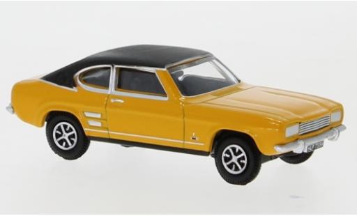 Ford Capri 1/76 Oxford MKI amarillo/negro 1970 coche miniatura