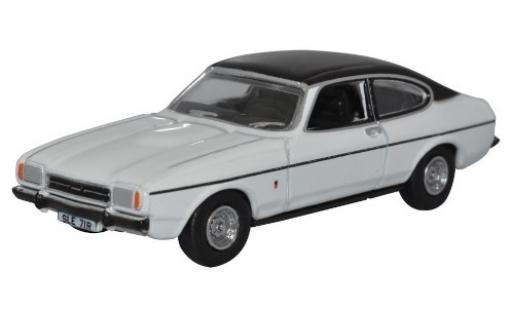 Coche miniatura Ford Capri 1/76 Oxford MkII blanco/matt-negro RHD 1974 Ford Capri 1/76 Oxford MkII blanco/matt-negro RHD 1974 coche miniatura