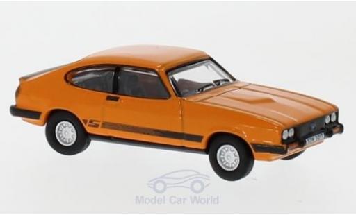 Ford Capri 1/76 Oxford MkIII 3.0S naranja coche miniatura