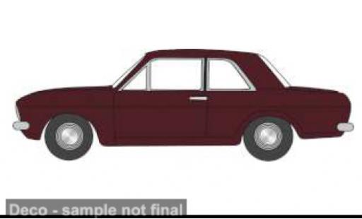 Coche miniatura Ford Cortina 1/76 Oxford MkII rojo 1:76 Ford Cortina 1/76 Oxford MkII rojo 1:76 coche miniatura
