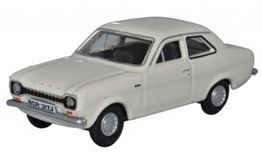 Coche miniatura Ford Escort 1/76 Oxford MkI blanco RHD Ford Escort 1/76 Oxford MkI blanco RHD coche miniatura