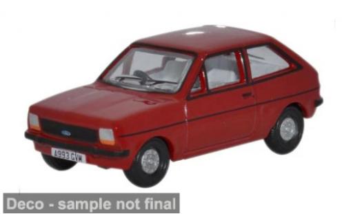 Coche miniatura Ford Fiesta 1/76 Oxford MK I rojo 1976 1:76 Ford Fiesta 1/76 Oxford MK I rojo 1976 1:76 coche miniatura