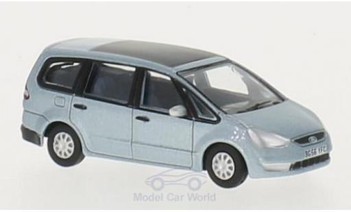Ford Galaxy 1/76 Oxford metalico azul RHD coche miniatura
