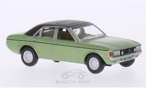 Coche miniatura Ford Granada 1/76 Oxford metalico verde/negro Ford Granada 1/76 Oxford metalico verde/negro coche miniatura