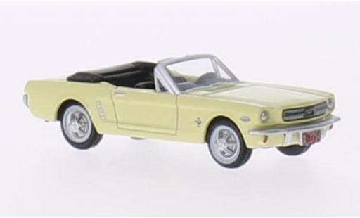 Coche miniatura Ford Mustang 1/87 Oxford Convertible amarillo 1965 Ford Mustang 1/87 Oxford Convertible amarillo 1965 coche miniatura