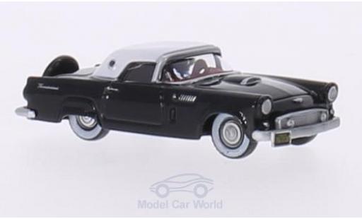 Ford Thunderbird 1956 1/87 Oxford negro/blanco 1956 coche miniatura