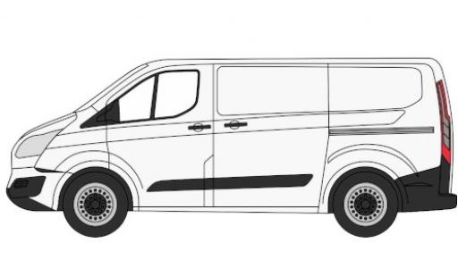 Coche miniatura Ford Transit 1/76 Oxford Custom blanco RHD Ford Transit 1/76 Oxford Custom blanco RHD coche miniatura