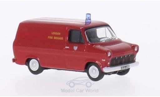 Ford Transit 1/76 Oxford Mk1 RHD London Fire Brigade coche miniatura