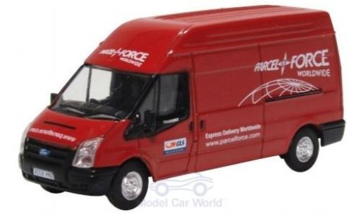 Coche miniatura Ford Transit 1/76 Oxford MK5 rojo Parcelforce Ford Transit 1/76 Oxford MK5 rojo Parcelforce coche miniatura
